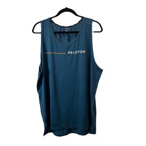 Peloton Tank Top Mens Large Athletic Workout Performance Sleeveless Gym Running